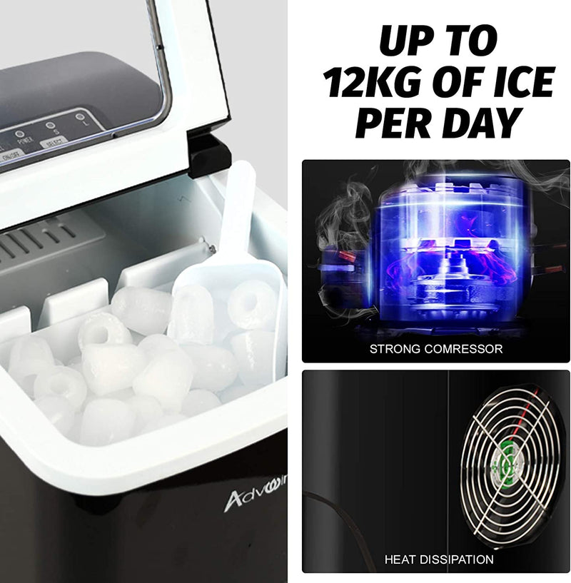 Advwin Countertop 2.2L Commercial Ice Makers Machine