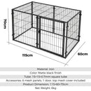 Advwin Heavy Duty Dog Crate for Large Dogs 120 x 60 x 70cm