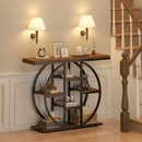 Advwin 103cm Entryway Console Table with Storage Shelf