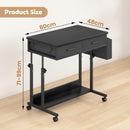 Advwin Portable Rolling Standing Desk Adjustable Height