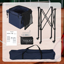 Advwin Foldable Tennis Ball Cart Aluminium Training Hopper