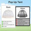 Advwin 6-15 Person Clear Bubble Dome Tent with Windows