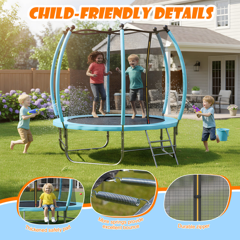 Advwin 6FT Trampoline Recreational Trampoline Blue