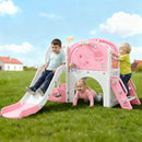 Advwin 9 in 1 L-Shaped Toddler Slide Indoor Baby Slide