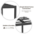 Advwin Metal Bed Frame Single Size Black