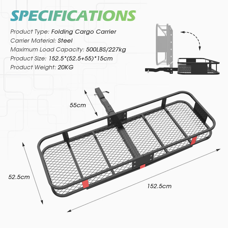 Advwin Folding Vehicle Hook Cargo Rack