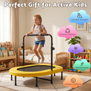 Advwin 55" 2-Person Mini Trampoline with 5-Level Adjustable Handle