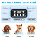 Advwin 2000W Pet Hair Dryer LCD Display