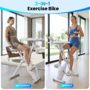 Advwin Foldable Exercise Bike with Desk