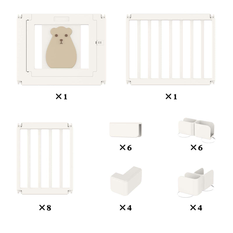 Advwin Baby Playpen 10 Panels Baby Fence