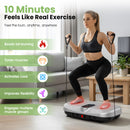 Advwin Vibration Plate Exercise Machine with Heat Therapy