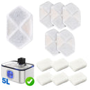 Advwin 6PCS Replacement Filters for 5L Pet Fountain