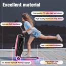 Advwin 2-in-1 Foldable Scooter Suitcase LED Wheels