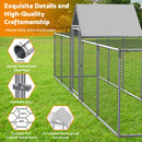 Advwin Metal Chicken Coop Walk-in Poultry Cage 5x1x1.5m