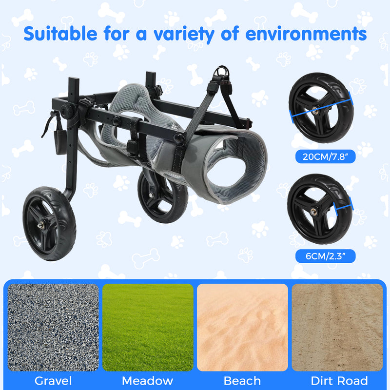 Advwin Dog Wheelchair for Hind Legs 12.5–20kg Pets