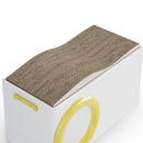 Advwin Plastic Cat House with Scratching Board