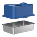 Advwin Stainless Steel Cat Litter Box Large Top Entry