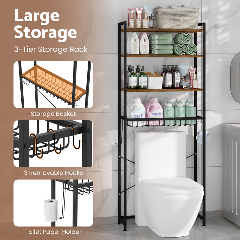 Advwin Over The Toilet Bathroom Storage Cabinet