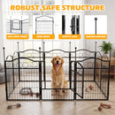 Advwin 8-Panel Outdoor Dog Playpen with Door