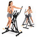 Advwin Foldable Air Walker Exercise Machine w/ Heart Rate Monitor