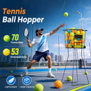 Advwin Portable Tennis Ball Hopper w/ 70-Ball Capacity