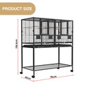 Advwin Bird Cage 2in1 Large Cage Wheel w/ Brake