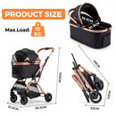 Advwin 3-in-1 Foldable Pet Stroller