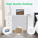 Advwin Office Desk Computer Desk with Drawers Cabinet
