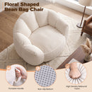 Advwin Petal Shaped Corduroy Bean Bag Chair