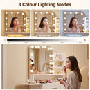 Advwin Dressing Table Set with LED Mirror & Drawers