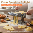 Advwin Manual Pasta Maker Machine with 1–4mm Thickness