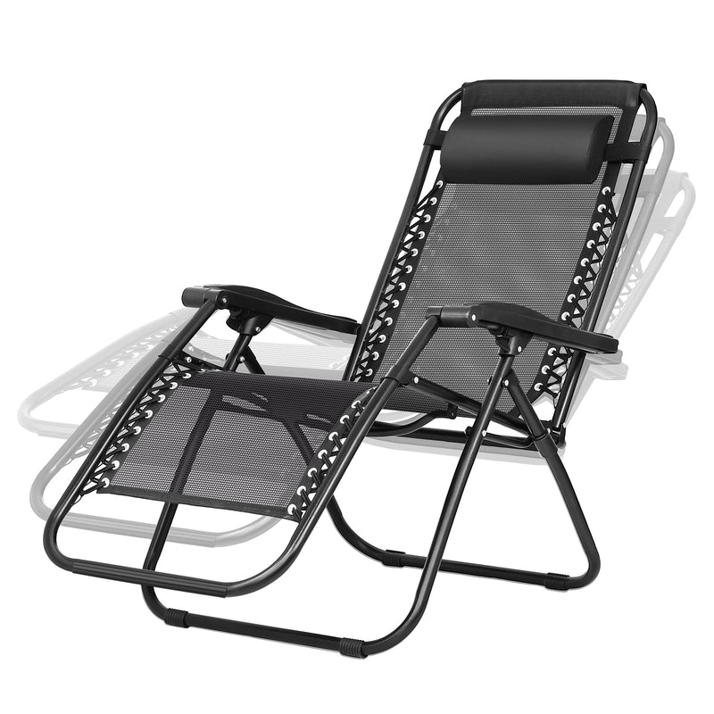 Advwin 2 X Zero Gravity Beach Chair Folding
