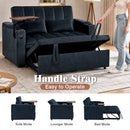Advwin 3-in-1 Velvet Convertible Sofa Bed