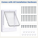 Advwin Plastic Pet Door w/ 2-Way Opening Small Size