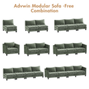 Advwin Modern 3 Seaters Sofa