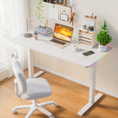 Advwin Electric Standing Desk with LED Lights Wireless Charging
