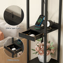 Advwin 3-Tier Floor Lamp Shelf Storage
