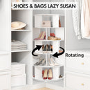 Advwin 5-Tier 360° Rotating Shoe Rack & Organizer
