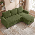 Advwin L Shaped Sectional Sofa Bed w/ Storage Chaise
