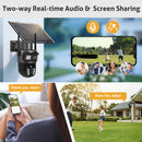 Advwin Wireless Outdoor Solar Security Cameras