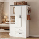 Advwin 2 Doors Armoire Wardrobe Closet with Mirror (Pre-Order)