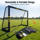 Advwin 3m × 2m Soccer Goal w/ Foam Safety Padding