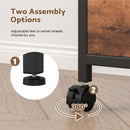 Advwin Mobile File Cabinet with 2 Drawers & Side Bag