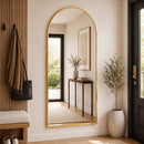 Advwin 180 x 80cm Arched Full Length Floor Mirror