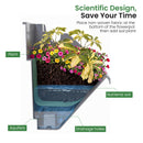 Advwin Wall Mounted Vertical Planter 4 Pots