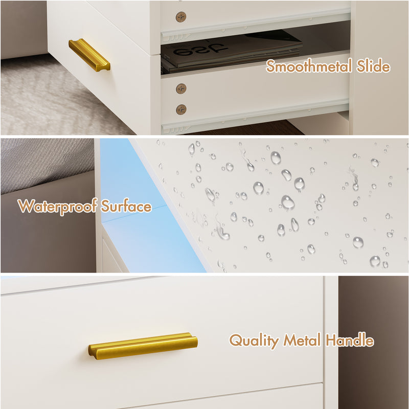 Advwin Bedside Table with Human Induction Night(Pre_Order)