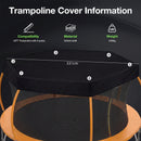 Advwin 12FT 6 Poles Trampoline Shade Cover