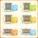 Advwin 14FT Trampoline Outdoor Recreational Trampoline Blue