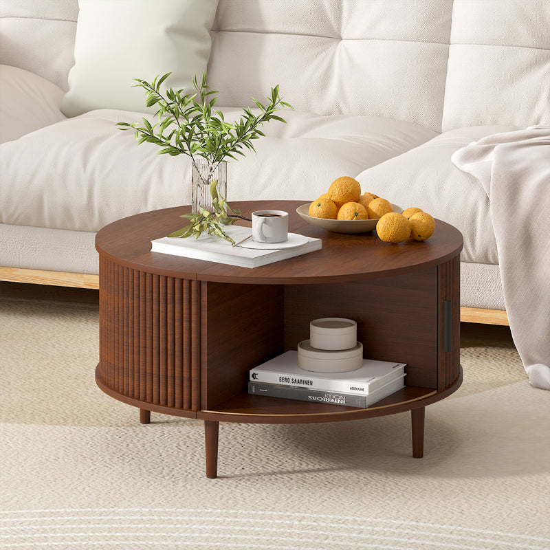 Advwin 80cm Round Coffee Table