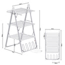 Advwin 3 Tier Freestanding Electric Heated Towel Rail